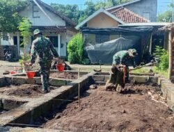 Kodim 0819/Pasuruan Bersama Warga Gelar Pra-TMMD di Desa Wonosari