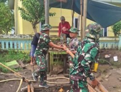 Air Bersih Segera Mengalir, TMMD 127 Bangun Sumur Bor untuk Warga Wonosari