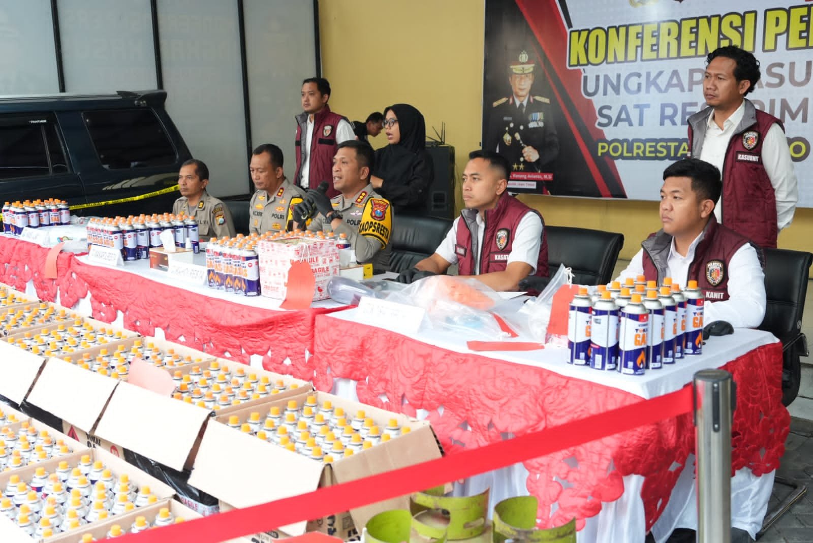 Kapolresta Sidoarjo Kombes. Pol. Christian Tobing,