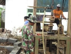 Sumur Bor TMMD Tembus Air, Warga Semakin Semangat