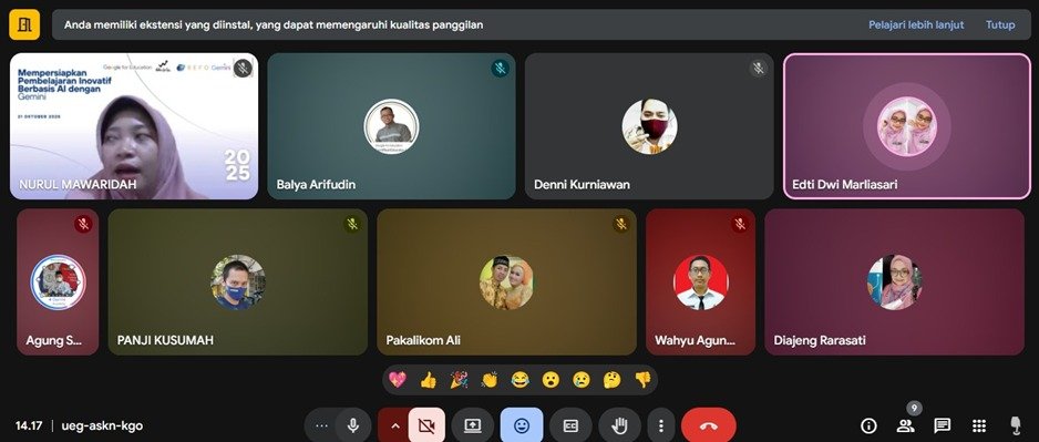 Pengimbasan Melalui Pelatihan Pembelajaran