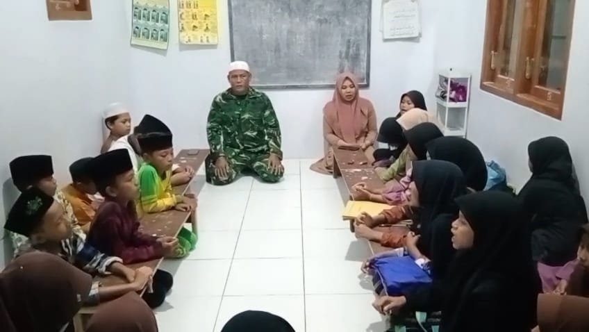 kegiatan pembinaan mental (Bintal) keagamaan melalui bimbingan mengaji