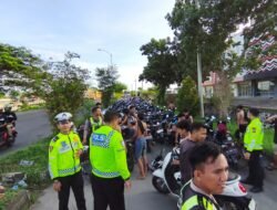 Ganggu Kenyamanan Ramadan, Ratusan Motor Terjaring Razia Balap Liar di Porong