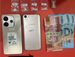 Satresnarkoba Polres Pasuruan Tangkap Pengedar Sabu 10,33 Gram di Beji