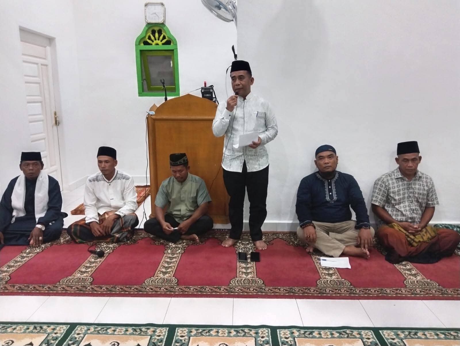 safari Ramadhan Pemerintah Kabupaten Asahan mengunjungi Masjid Nurul Hidayah di Desa Piasa Ulu