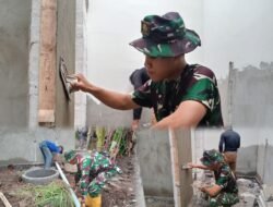 Pembangunan MCK Mushola Dusun Kili, Wujud Nyata Kebersamaan TMMD dan Warga