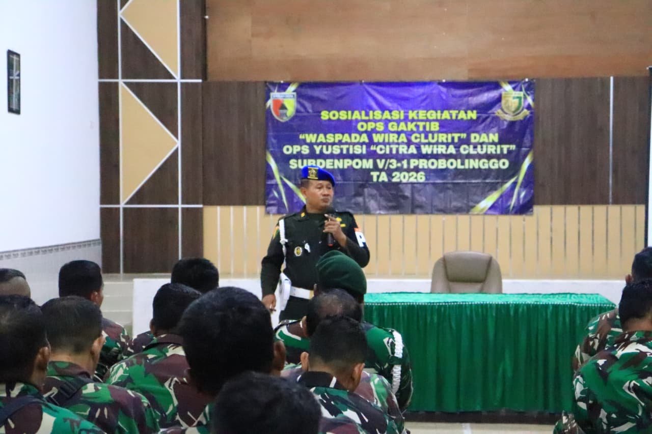 kegiatan pemeriksaan kendaraan dan sosialisasi yang dikemas dalam Ops Gaktib Citra Wira clurit dan Ops yustisi Citra Wira Clurit Tahun 2026