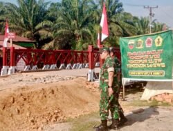 Jembatan Bailey Sinergi TNI PTPN IV PalmCo di Langkat Pulihkan Akses Tiga Desa