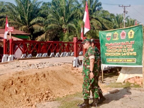 Jembatan Bailey Sinergi TNI PTPN IV PalmCo di Langkat Pulihkan Akses Tiga Desa