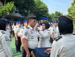 Kukuhkan Tim Satopspatnal, Kalapas Bandar Lampung: Harus Menjadi Teladan Disiplin