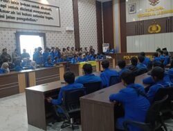 Kapolres Kediri Kota dan PMII Sepakat Tindak Lanjuti Aspirasi Mahasiswa