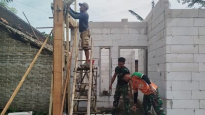 TMMD ke-127 Kodim 0819/Pasuruan: Dari Rumah Rapuh di Wonosari, Harapan Baru Itu Dibangun Bersama