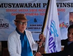 Jafarudin Pimpin SMSI DIY 2026-2030, Buku Ambang Sandyakala Jurnalisme Dibedah