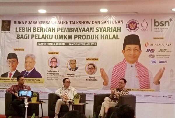 Tak Sekadar Bukber dan Santunan, AMKI Jaya-BPJPH-BSN Bahas Sertifikasi Halal dan Pembiayaan UMKM Syariah