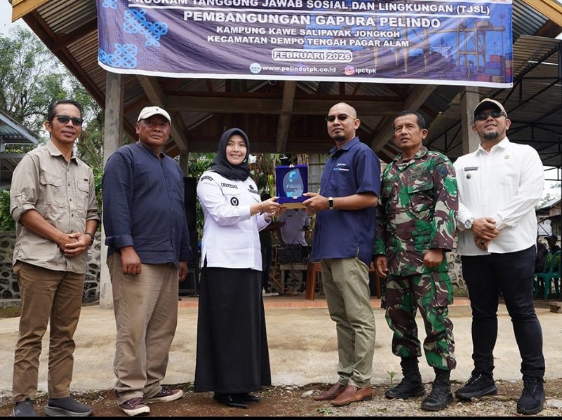 Gapura Kampung Kopi Salipayak Jokoh