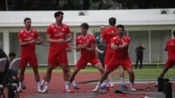 Timnas Indonesia resmi menggelar latihan perdana sebagai bagian dari persiapan menghadapi FIFA Series 2026. (Foto: MAK).