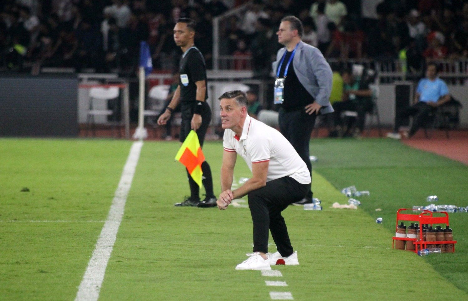 Pelatih Timnas Indonesia, John Herdman, menegaskan bahwa Dony Tri Pamungkas dan Beckham Putra Nugraha berpotensi menjadi pemain kunci skuad Garuda pada Piala ASEAN 2026. (Foto: AGF).