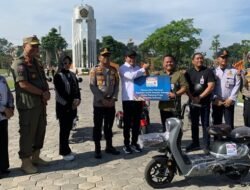 Bupati Sidoarjo Apresiasi Bantuan Sepeda Listrik untuk Operasional Satpol PP