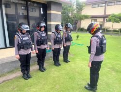 Polwan Jenggala Presisi Patroli Tempat Keramaian, Jaga Kamtibmas Selama Ramadan