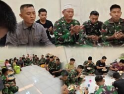 Hangatnya Ramadhan di Wonosari, Satgas TMMD 127 dan Warga Buka Puasa Bersama