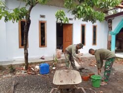 Satgas TMMD kompak Bersama Warga Selesaikan RTLH