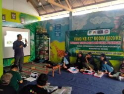 TMMD ke-127 Kediri Sentuh Sektor Peternakan, Warga Gadungan Dibekali Manajemen Ternak Kambing