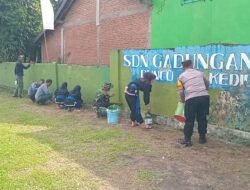 Satgas TMMD Kodim Kediri Gelar Aksi Bersih-Bersih
