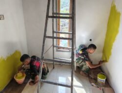 Dari Kusam ke Cerah, Kisah Inspiratif Rehabilitasi Rumah di Tangan Satgas TMMD Ke-127 Kodim 0819/Pasuruan