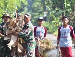 Lingkungan Bersih Dimulai dari Kita” Pesan TMMD Pasuruan Lewat Aksi Nyata