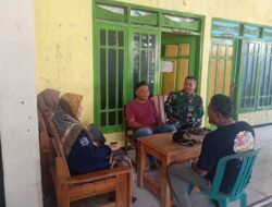 Demi menjalin hubungan baik Babinsa melaksanakan Komsos Dengan Warga Binaan