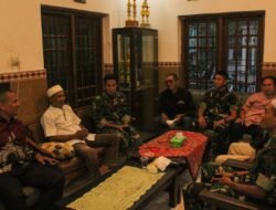 Satgas TMMD Bangun Kedekatan dengan Tokoh Masyarakat Desa Gadungan