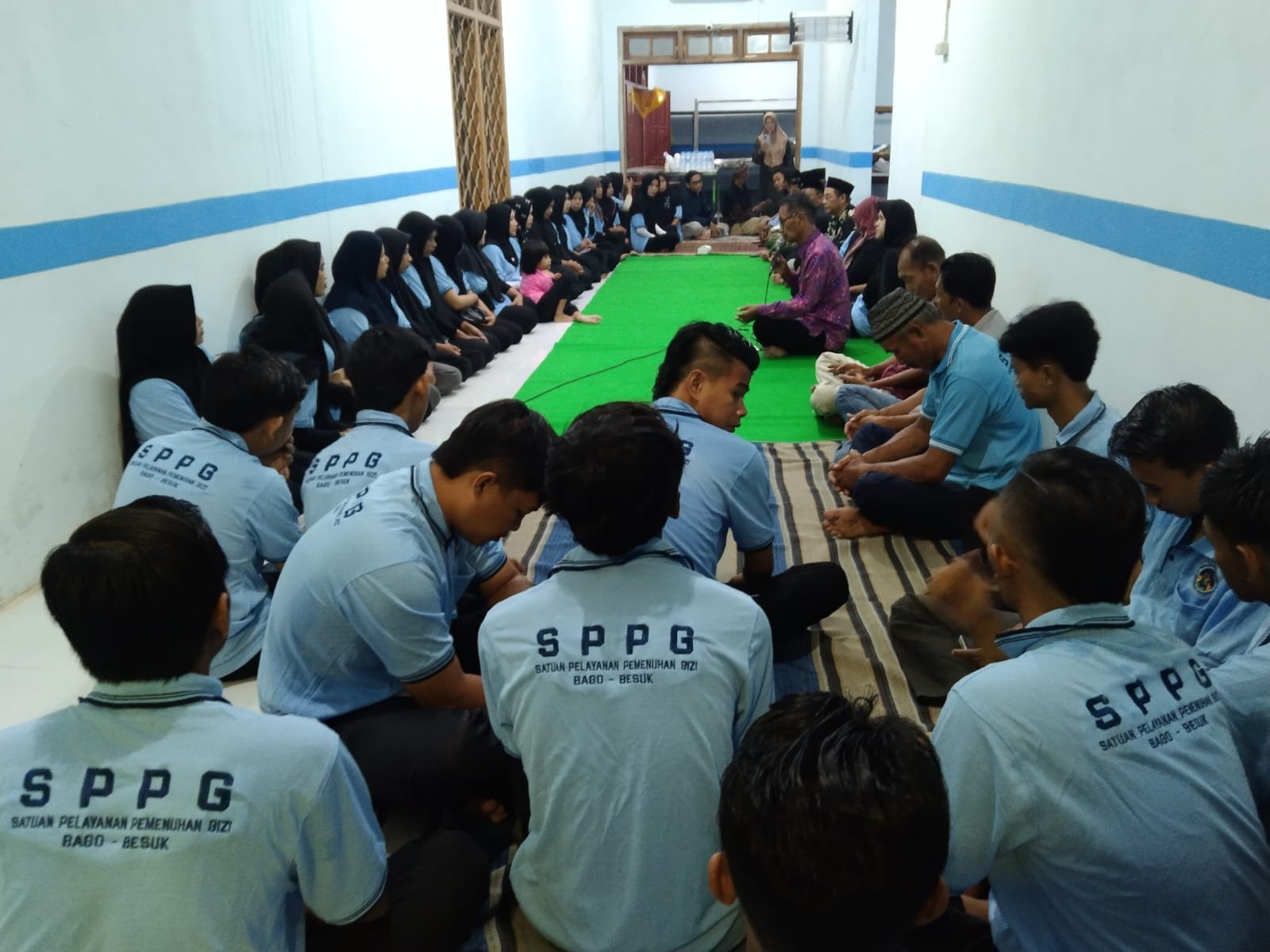 grand opening sekaligus tasyakuran sarana pelayanan dan pengelolaan gizi (SPPG) di Desa Bago