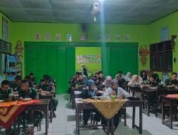 SDN Gadungan 4 Gelar Buka Puasa Bersama Satgas TMMD dan Siswa