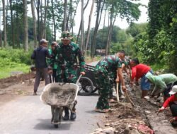 Percepatan Jalan Tembus Kapasan–Sumber Bahagia Dikebut Satgas TMMD 127 Kediri