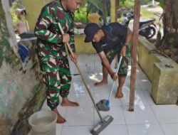 Kebersamaan TMMD dan Warga, Kamar Mandi Mushola Jadi Nyaman