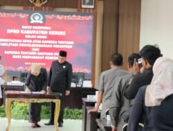 DPRD Kabupaten Kediri Gelar Rapat Paripurna dan Setujui Dua Raperda