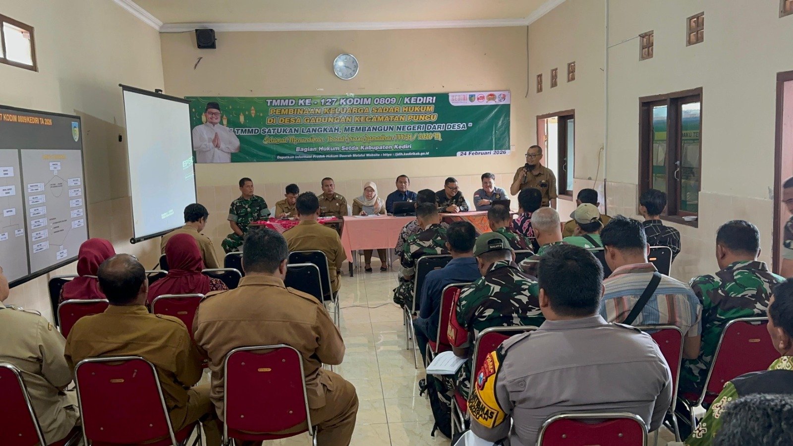 Masyarakat Sadar Hukum atau Masdarkum yang dilaksanakan di Dusun Sumber Bahagia, Desa Gadungan