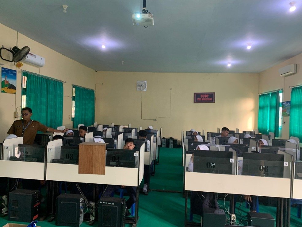 kegiatan Gladi Bersih Tes Kemampuan Akademik (TKA) bagi murid kelas IX