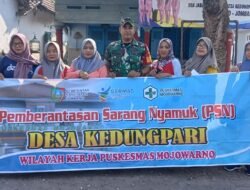 Babinsa Kedungpari Bersama Warga Gelar PSN, Cegah Penyebaran DBD