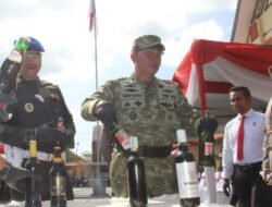 Kasdim 0819/Pasuruan Hadiri Pemusnahan Barang Bukti di Polres Pasuruan