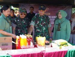 Kodim 0814/Jombang Ikuti Bazar Ramadan TNI Serentak di Makorem 082/CPYJ