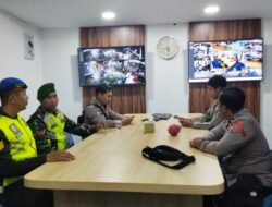 Anggota Koramil 0814-01/Kota Jombang Laksanakan Pengamanan Pos Pelayanan Hari Raya Idul Fitri 1447 H