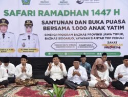 Pemkab Sidoarjo Santuni 1.000 Anak Yatim dalam Safari Ramadhan