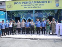 Pastikan Mudik Aman dan Pangan Tersedia, Forkopimda Asahan Tinjau Pos Pengamanan serta Stok Beras