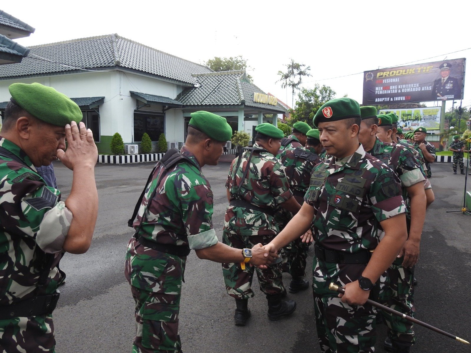 Kodim 0819 Pasuruan menggelar apel