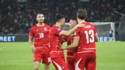 Timnas Indonesia meraih kemenangan telak 4-0 atas Saint Kitts & Nevis dalam laga FIFA Series yang digelar di Stadion Utama Gelora Bung Karno, Jakarta, Jumat (27/3/2026). (Foto: MAK).