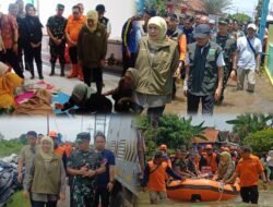 Dandim 0819 Pasuruan Dampingi Gubernur Jatim Tinjau Dampak Banjir di Rejoso