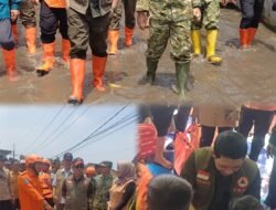 Kepedulian di Tengah Bencana, Dandim 0819 Pasuruan Dampingi Kepala BNPB Tinjau Lokasi Banjir