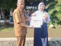 Prestasi Gemilang Murid SMPN 4 Pasuruan Warnai Apel dan Halal Bihalal