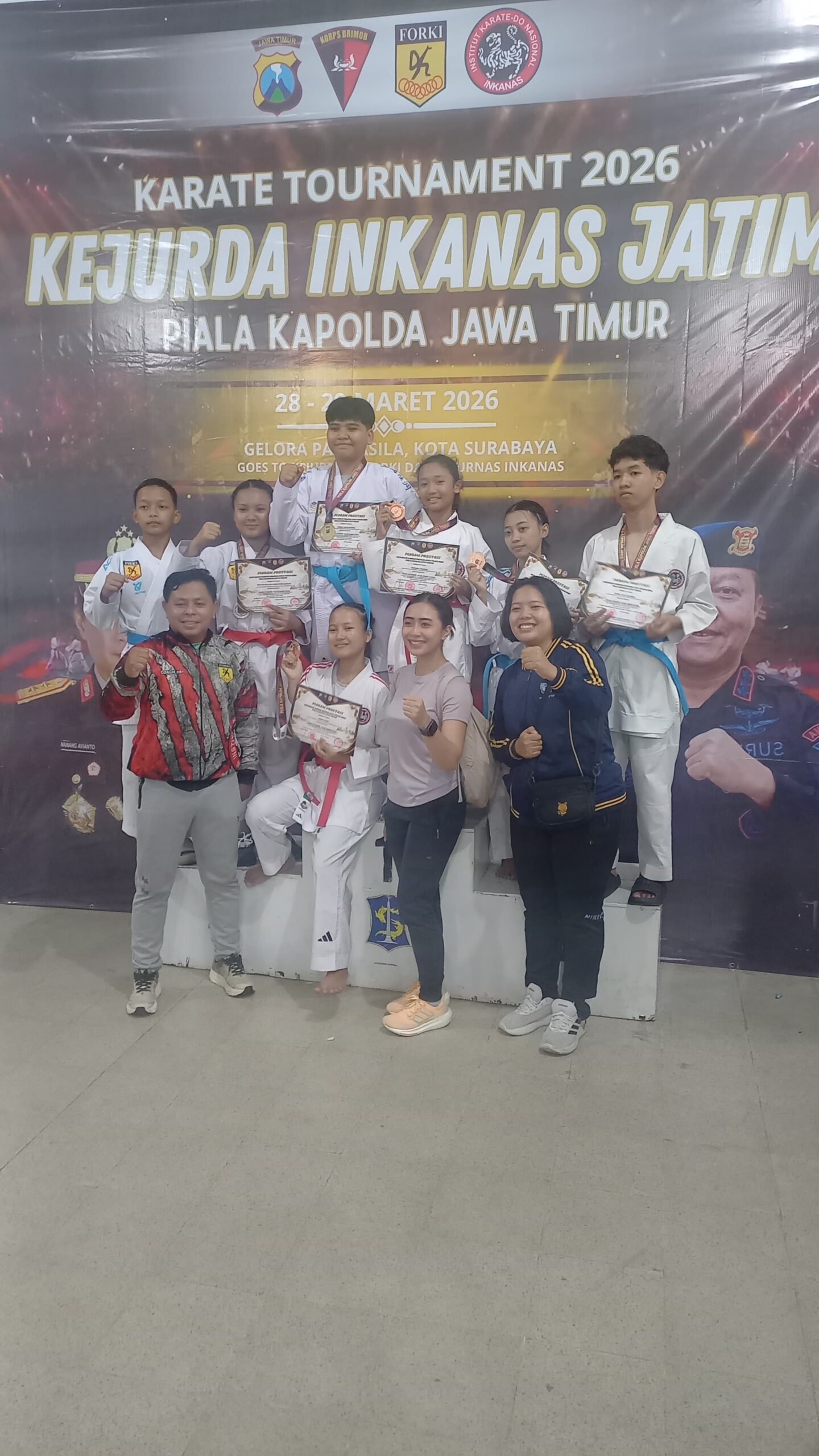 Kontingen karate Institut Karate-Do Nasional (Inkanas)